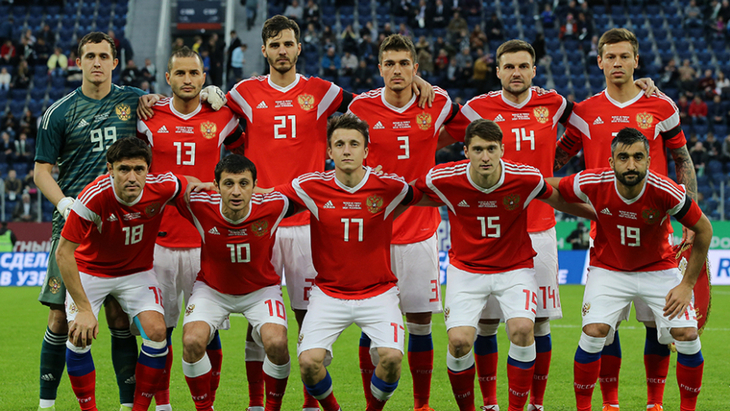 Сборная России осталась на 66-м месте в рейтинге ФИФА