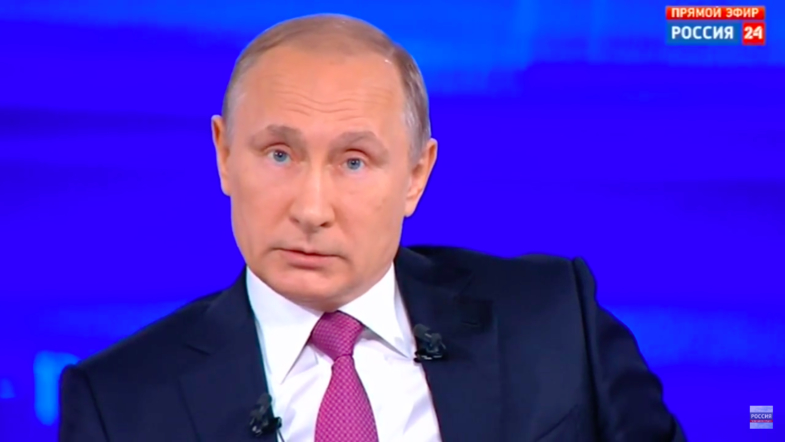 Путин на "прямой линии": Украина, Сирия и Telegram