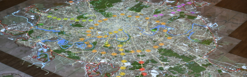 Интерактивная карта в «Доме на Брестской» покажет стройки Москвы