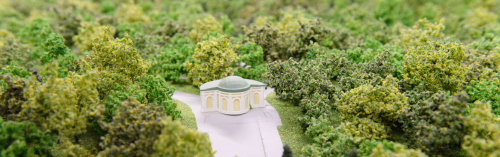 Нескучный сад в миниатюре на макете Москвы почти готов