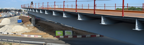 Путепровод возле ТЦ «Мега Химки» на Ленинградском шоссе реконструируют