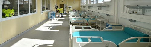 Палаты коронавирусной больницы в Новой Москве – в фотоленте