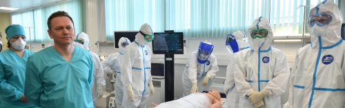 Медперсонал коронавирусного госпиталя будут обучать на роботах-симуляторах