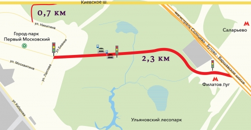 Дорога из Московского к метро «Филатов Луг» будет готова в 2021 году