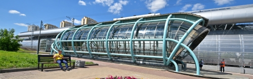 Станцию МЦД-1 Славянский бульвар украсил гигантский купол