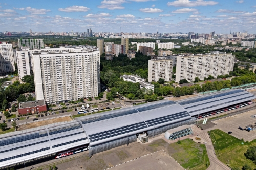 Станцию МЦД-1 Славянский бульвар украсил гигантский купол