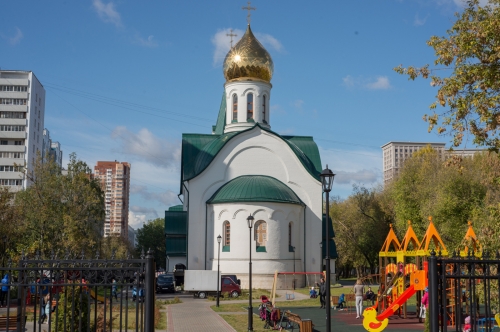 Главный храм МЧС России в районе Фили-Давыдково завершат в октябре