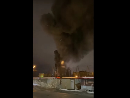 Пожар на «Северной верфи» в Петербурге локализовали