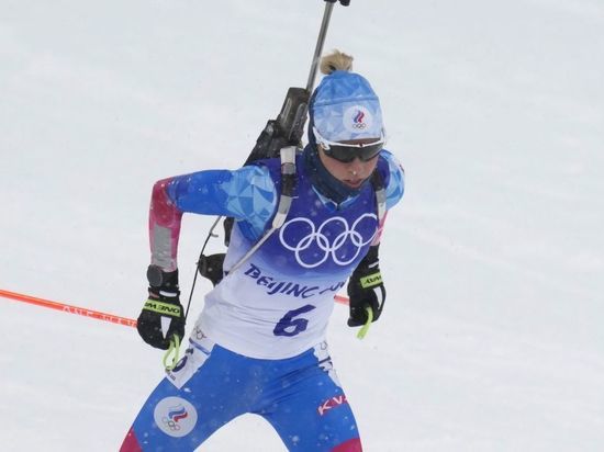 Резцова заплакала после финиша гонки преследования на Олимпиаде