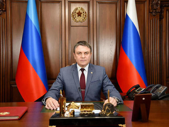 Глава ЛНР Пасечник поблагодарил Путина за признание республик Донбасса